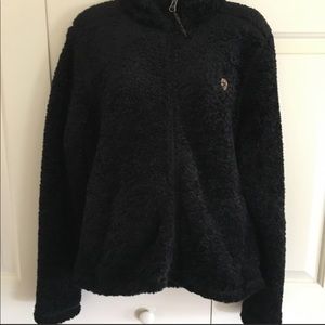 Ariat Womans Jacket Faux Fur Full Zip Black Size L